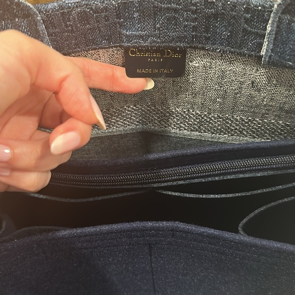 Dior Medium Denim Book Tote NWOT - Picture 7 of 10